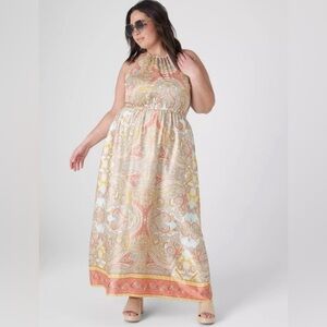 Lane Bryant paisley maxi dress size 18 NWT